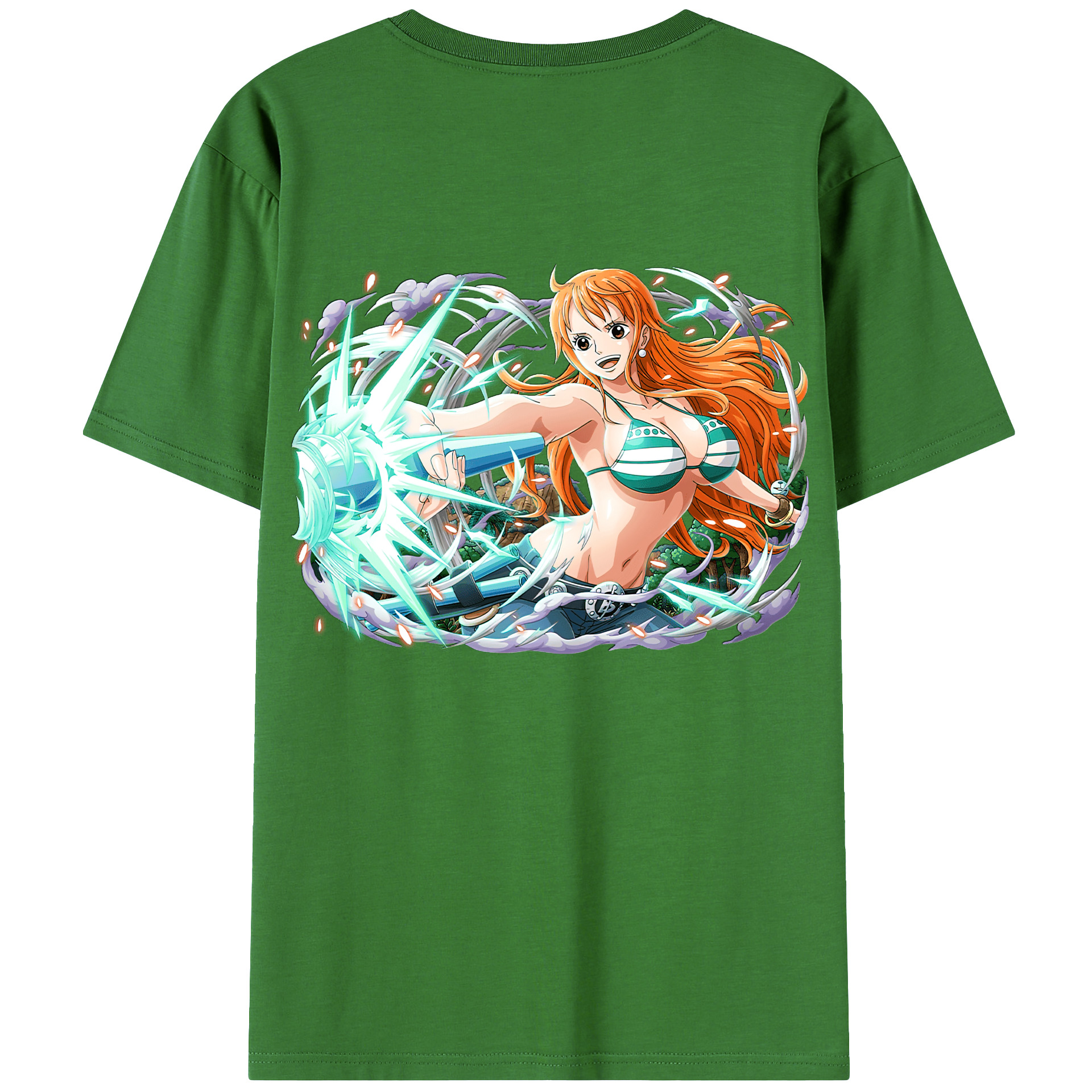 （画像用） ワンピース ナミ ONE PIECE Nami レディース半袖Tシャツ(バックプリント)